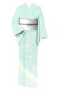 【夏物最終売り尽くしバーゲン】 【夏着物】 【京の染匠】 特選本手加工友禅絽付下げ着尺 「蔦葉」 夏の光にふわりと浮かぶ、静謐な美。