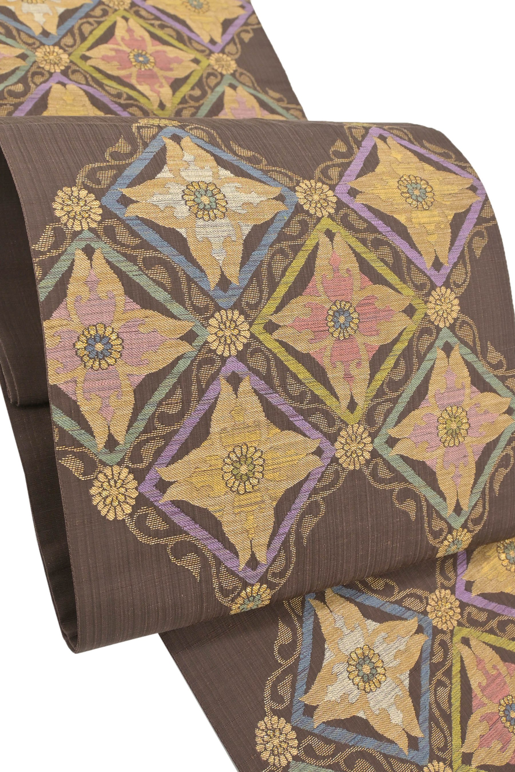 【ブラックフライデー限定】 【工芸帯地　洛風林】 特選手織り工芸袋帯 ≪御仕立て上がり・中古美品≫ 「..