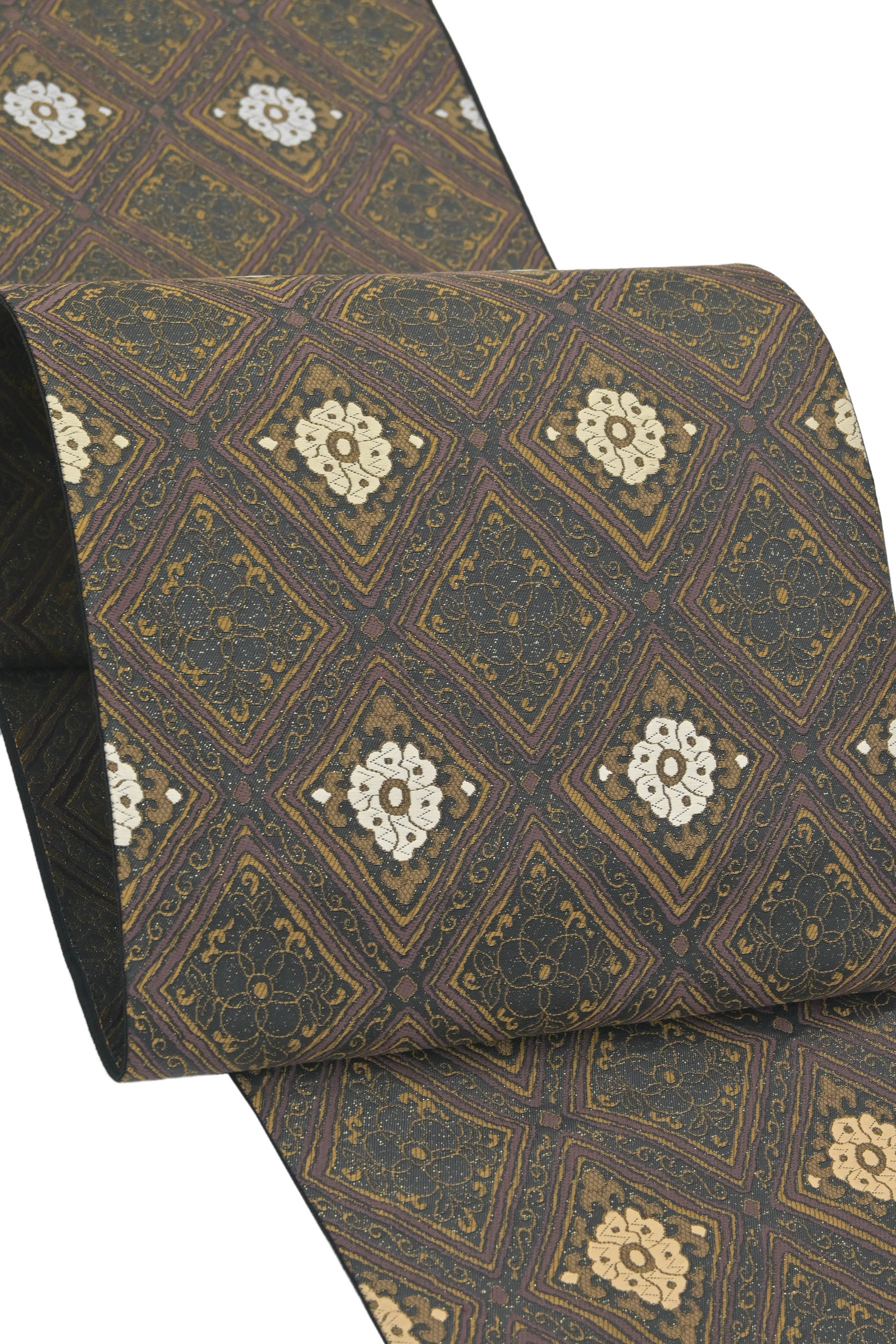 【ブラックフライデー限定】 【誉田屋源兵衛】 特選工芸袋帯 〜全通麹塵染〜 ≪御仕立て上がり・中古美..