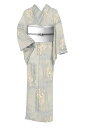 【本場白大島紬】 名匠:たかし 9マルキカタス式 〜桃山〜 ≪仕・中古美品≫ 「竹虎図」 画壇の家康が残した作品… 身丈165.5 裄70