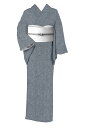 【24時間限定20%OFF】 【紋屋井関 御寮織】 特選西陣紋御召色無地 ≪仕・中古美品≫ 「桐竹鳳凰文」 薄藍に住まう伝説… 身丈156 裄68