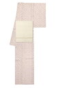 【年に一度の本決算バーゲン】 特選工芸紋紗御召 ≪中古美品≫ 【織楽浅野】 特選西陣織九寸名古屋帯 ≪新品≫ スタイリッシュモダンな夏コーデ! 身丈155.5 ...