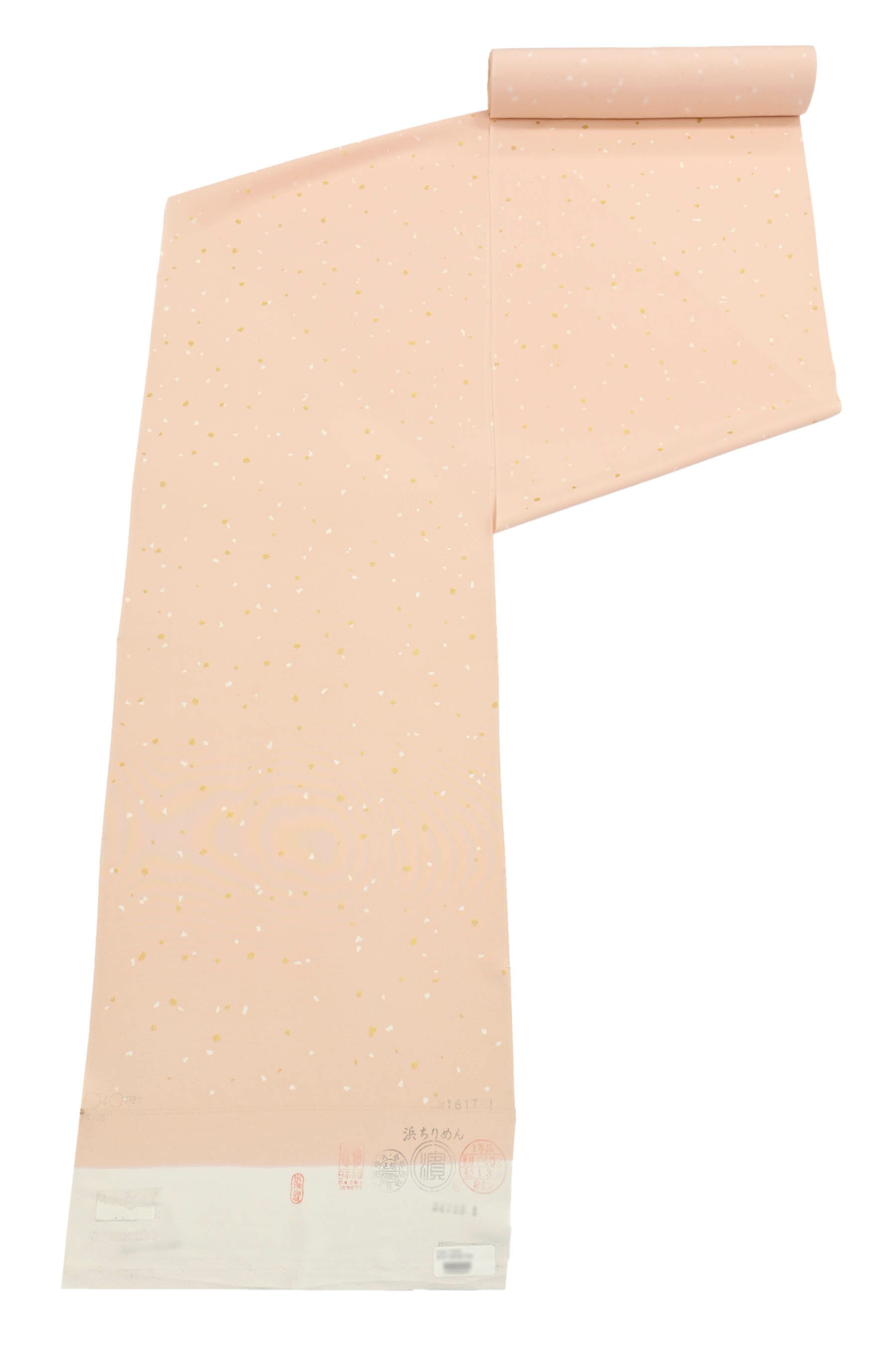 【大蔵ざらえ】 【タケハナ染匠】 特選京友禅小紋着尺 「切金散らし」 故・森口華弘氏と同門！ 美しき染の存在感。