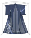 “31日迄!” 【本決算最終プライス】 【夏物】【工藝刺繍】 特選総刺繍訪問着 「涼彩唐花」 絹艶美しく…和のドレス感覚の一枚!