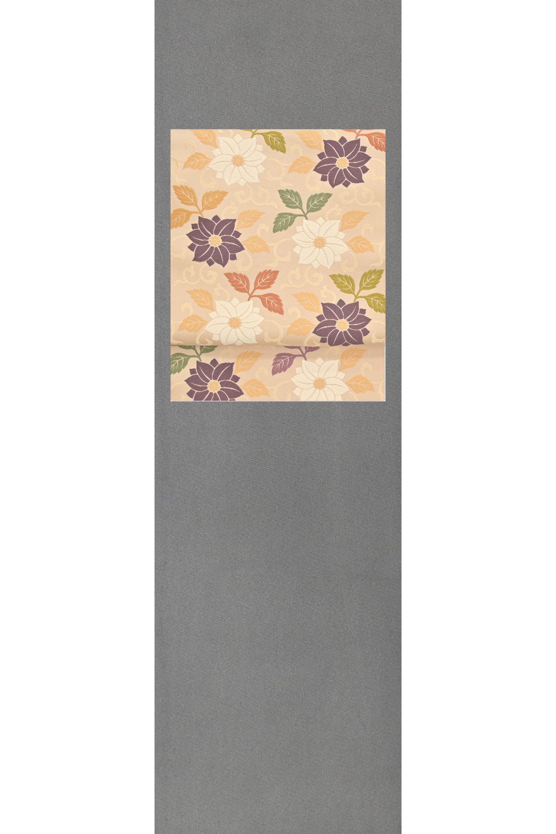 【田島染芸　田島敬之】 高級本手付け東京染江戸小紋着尺 【人間国宝　喜多川俵二】 傑作有職唐織九寸名 ...