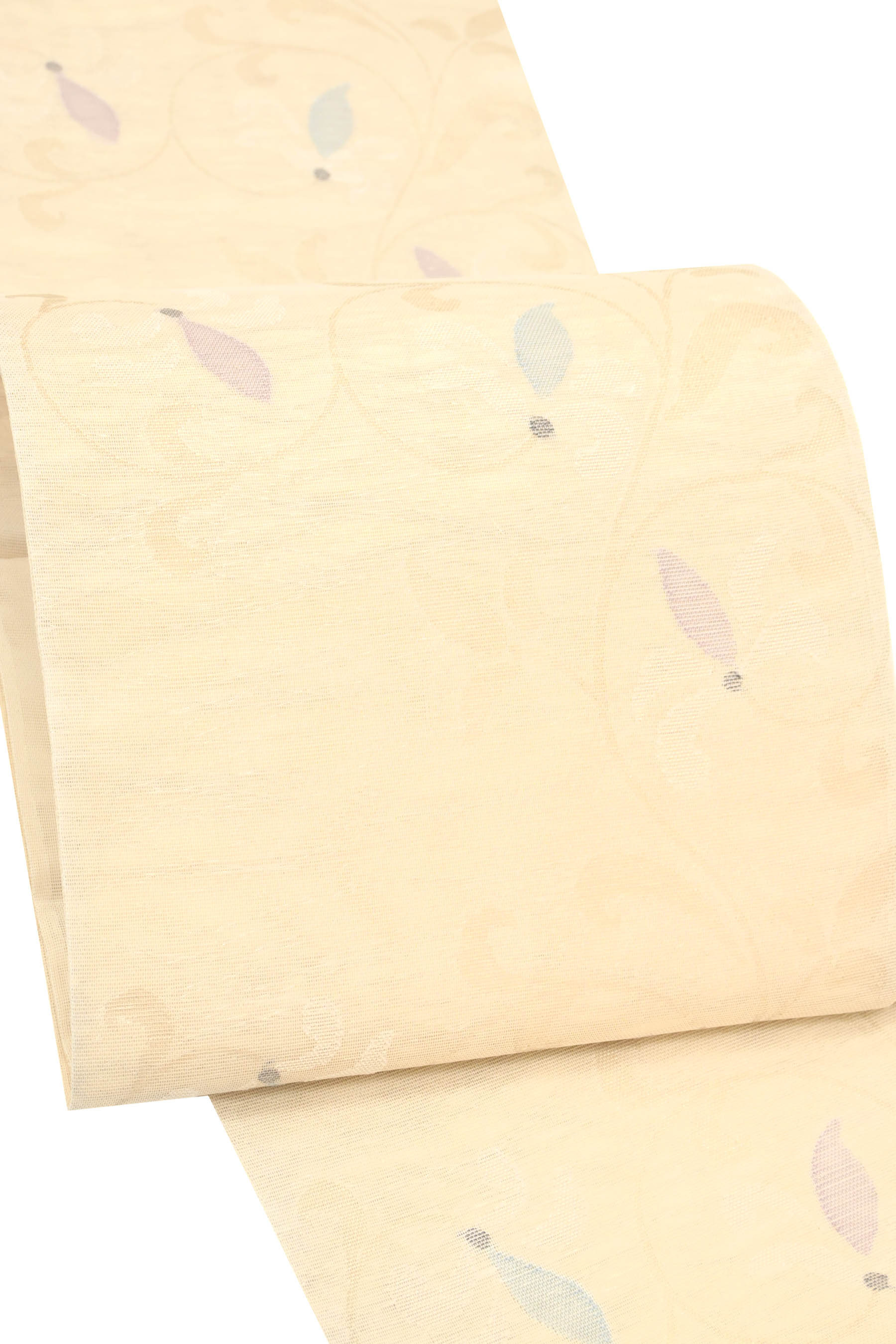 【夏帯】【帯屋捨松】特選西陣織紗袋帯「唐草」夏の帯姿にも個性を…、希少な名門の夏帯！