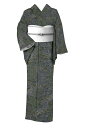 【24時間限定20%OFF】 “長月の徹底在庫処分!” 【本場大島紬】 9マルキ式カタス・有色絣 ≪御仕立て上がり・中古美品≫ 「渡し船」 精緻な絣のハイクラス大島紬! 身丈158 裄69