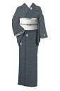 特選紋織御召きもの ≪御仕立て上がり・中古美品≫ 「雪月花に花兎」 フワリとしなやかな上質の手触り… シンプルで着回し抜群! 身丈159.5 裄68