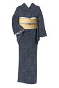 【年に一度の本決算バーゲン】 【宮古上布】 高級本麻手織経緯絣着物 【喜如嘉の芭蕉布】 傑作手績み手織り芭蕉布八寸名古屋帯 ≪御仕立て上がり・中古美品≫ いつかはと…憧れの自然布コーデ! 身丈154 裄67