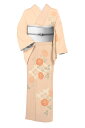 【24時間限定20%OFF】 【特選手加工京友禅付下】≪御仕立て上がり・中古美品≫ 「菱襷に牡丹」 大人の女性らしいやわらかな色彩美! ☆身丈164 裄丈65.5