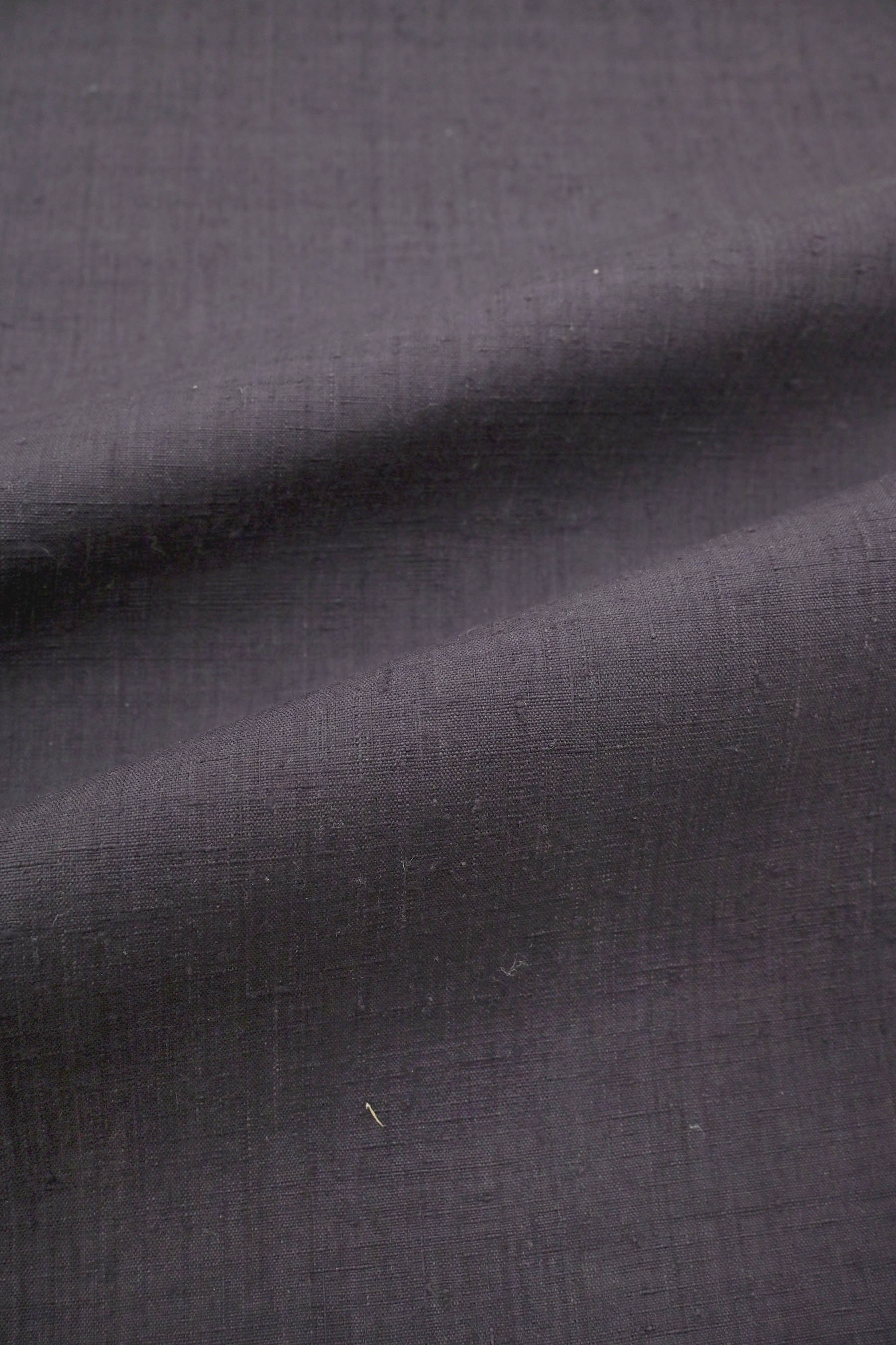 【奥順謹製　本場結城紬・高機】特選手紡ぎ手織り真綿紬着尺「似せ紫色」凛とした重厚感…カジュアルも上品に。