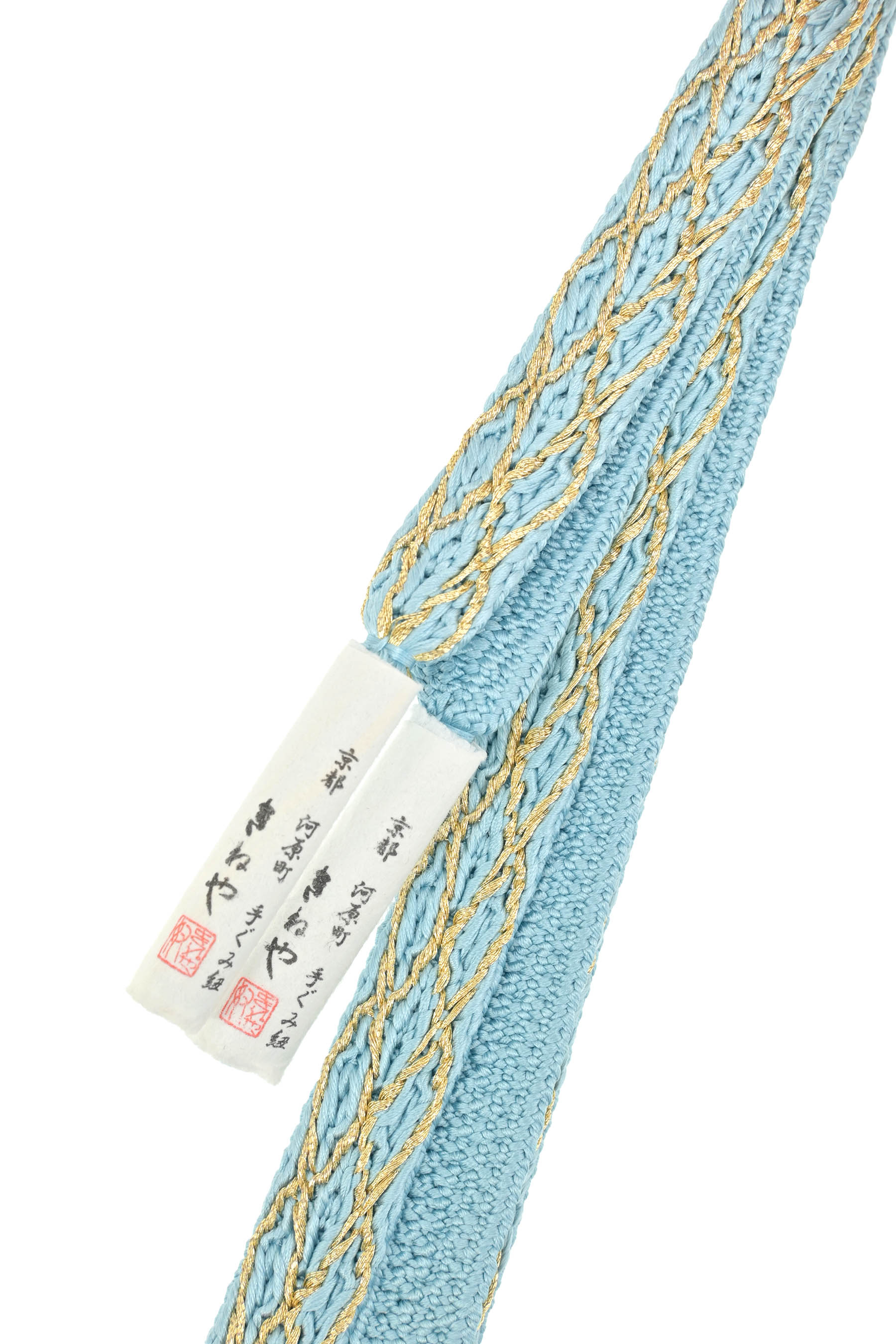 【ネコポス可】【帯締め】正絹 振袖用 丸ぐけ 桂由美 上品 豪華 刺繍 花柄 飾りつき 華やか 成人式 着物 和服 レディース 赤 水色 黒 和装 小物 YUMI KATSURA 【O】