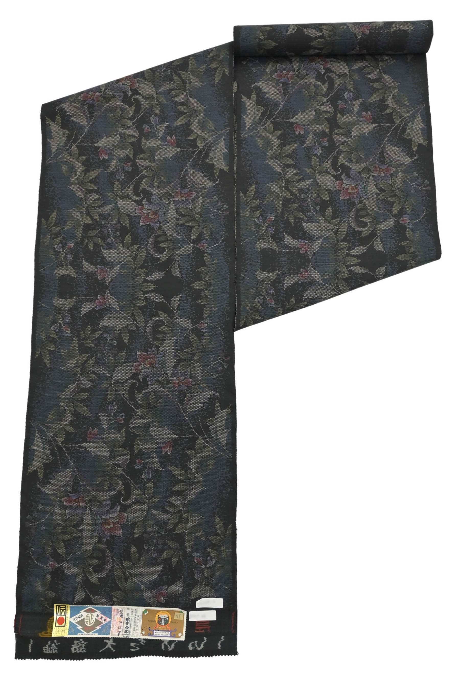 【ブラックフライデー限定】 【本場奄美大島紬】 7マルキカタス式有色絣 古代染色純泥染 伝統的工芸品 ..