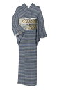 “16日01:59迄!”【10%OFFクーポン対象】 “着物+帯2点セット” 【郡上紬】高級手織り草木染紬 【読谷山花織】 特選草木染手織り手花織紬八寸帯 ≪仕...