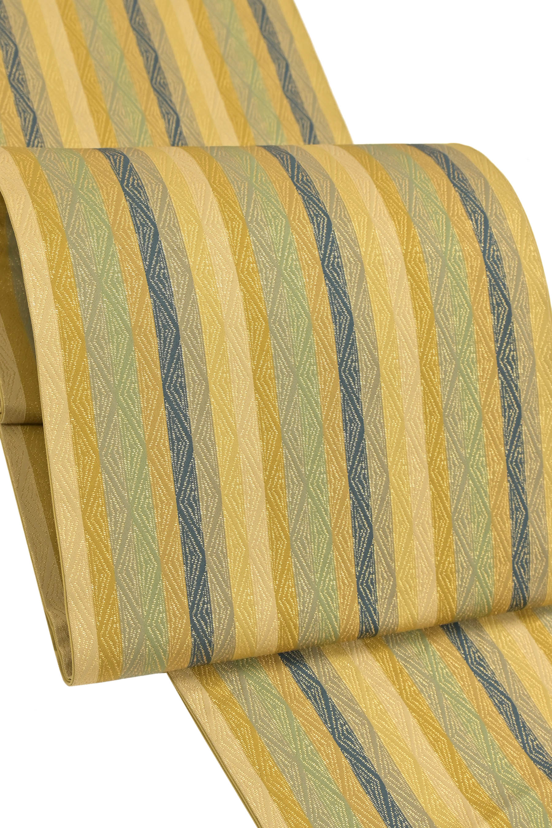 ◎【龍村晋】 特選全通袋帯 ≪御仕立て上がり・中古美品≫ 「名物金剛金襴錦」 短尺