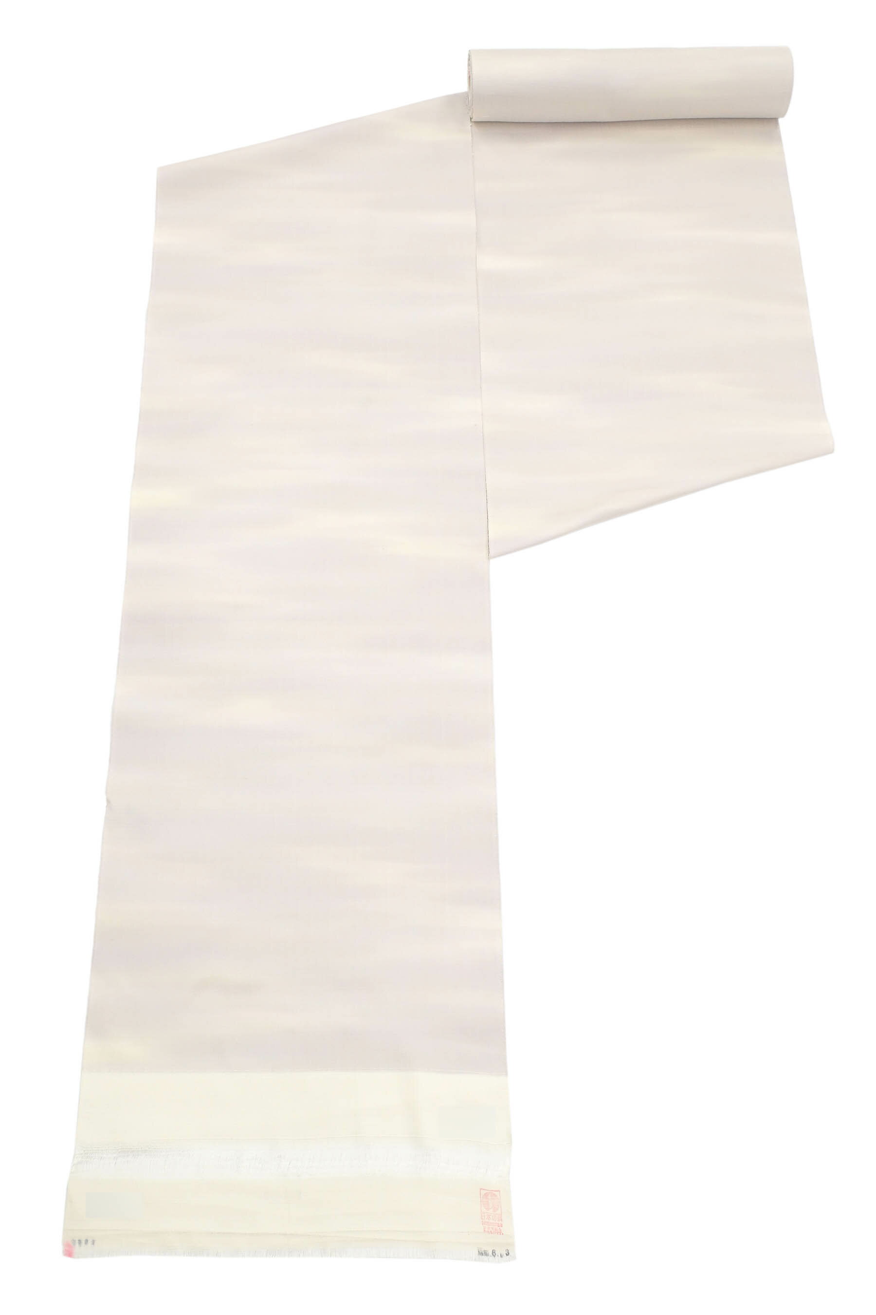 【大蔵ざらえ】 【京の染匠】 特選暈し染野蚕糸紬着尺 「段霞　白藤色」 生地にこだわる方へおススメ！ シンプルで重宝の一枚！