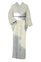 創作正絹絽紗あわせ付下 「橘」仕立あがり【中古品】 身丈157.2裄62.8