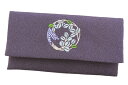 Web限定商品 光悦ちりめん 念珠入れ 萩の丸 紫 (41112-1)
