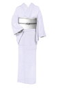 【年に一度の本決算バーゲン】 【夏着物】 特選絽江戸小紋 ≪御仕立て上がり・新品≫ 「万筋・藤色」 夏に涼、和姿に江戸の粋! 新品プレタを厳選仕入れ! 身丈162.5 裄67