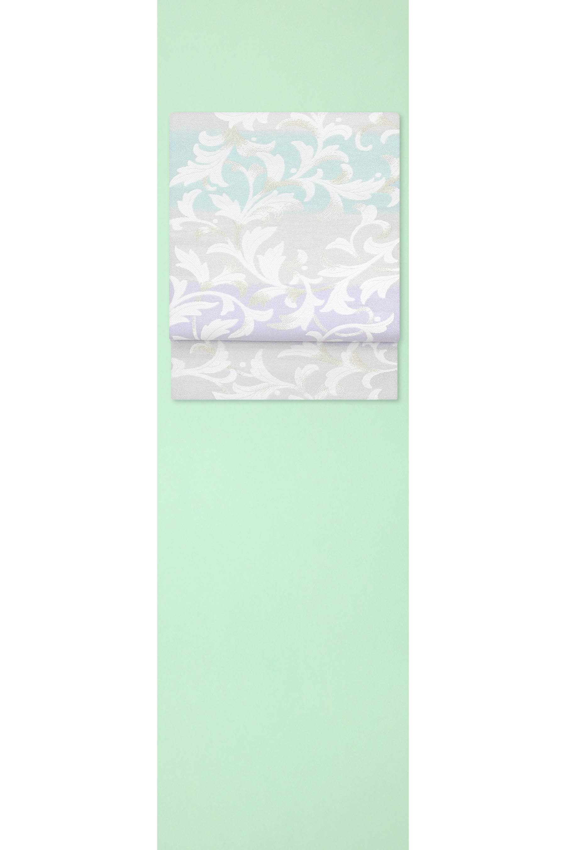 【仕立てサービス】 【着物＋帯2点セット】 【東レシルック】ちりめん色無地着尺 【西陣まいづる】 特選西陣織袋帯 ≪砂子織≫