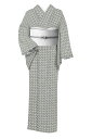 特選創作御召 ≪御仕立て上がり・中古美品≫ 「市松」 スーツ感覚のひと品! 帯合わせ自在の上質御召! 身丈155.5 裄65.5
