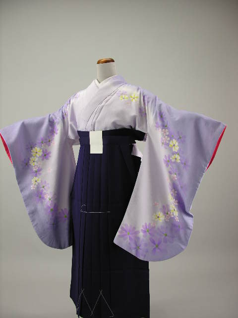 楽天レンタクチュールのお店【レンタル】期間限定謝恩会教職 卒園式和服 きもの はかま【貸衣裳・貸衣装】送料無料卒業式 袴 着物2尺袖 無地 袴セット専門学校・短大・女子大小学校・中学校・高校No,2L50・15点セット-ALサイズ