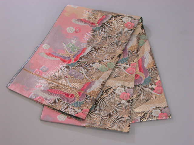 袋帯　レンタル袋帯レンタル訪問着 留袖 振袖和装 成人式披露宴 結納お宮参り 七五三卒業式 入学式卒園式 結婚式パーティー正絹 袋帯貸衣裳 往復 送料無料帯 No,203