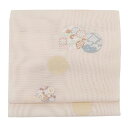 【セール/SALE】 名古屋帯 夏帯 正絹 絽つづれ お仕立てサービス 単衣 夏用 新品 九寸 反物 絽織り 西陣織 淡いピンク 菊 菱 小紋 附下 色無地に最適 お茶席 茶道に最適 お買い物マラソン