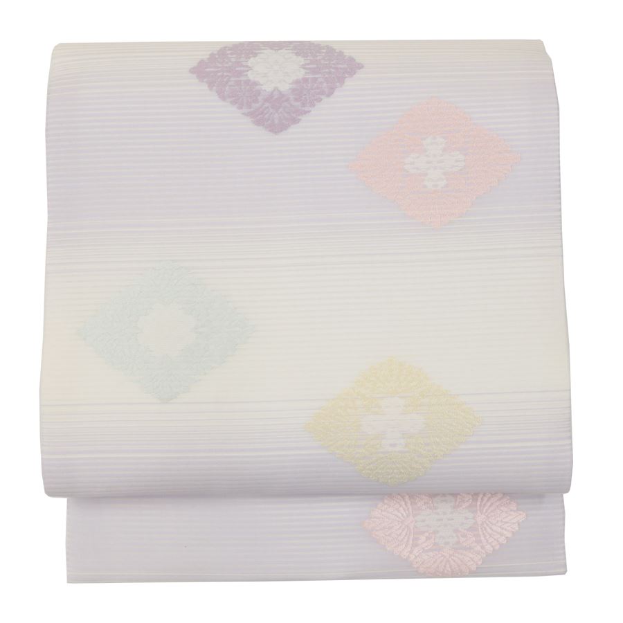 名古屋帯 夏 正絹 新品 未使用 仕立�