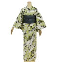 【セール/SALE】 浴衣 ゆかた レディース 仕立上がり ゆめちよ ブランド浴衣 綿麻 肌に優しい プレタ浴衣 夢千代 大人 女性用 女物 白 生成り 黄緑 ベージュ 撫子 花 格子 綿 夏 花火 お祭りに お出かけ 街着 外国人 友人 彼女 プレゼント シンプル お買い物マラソン
