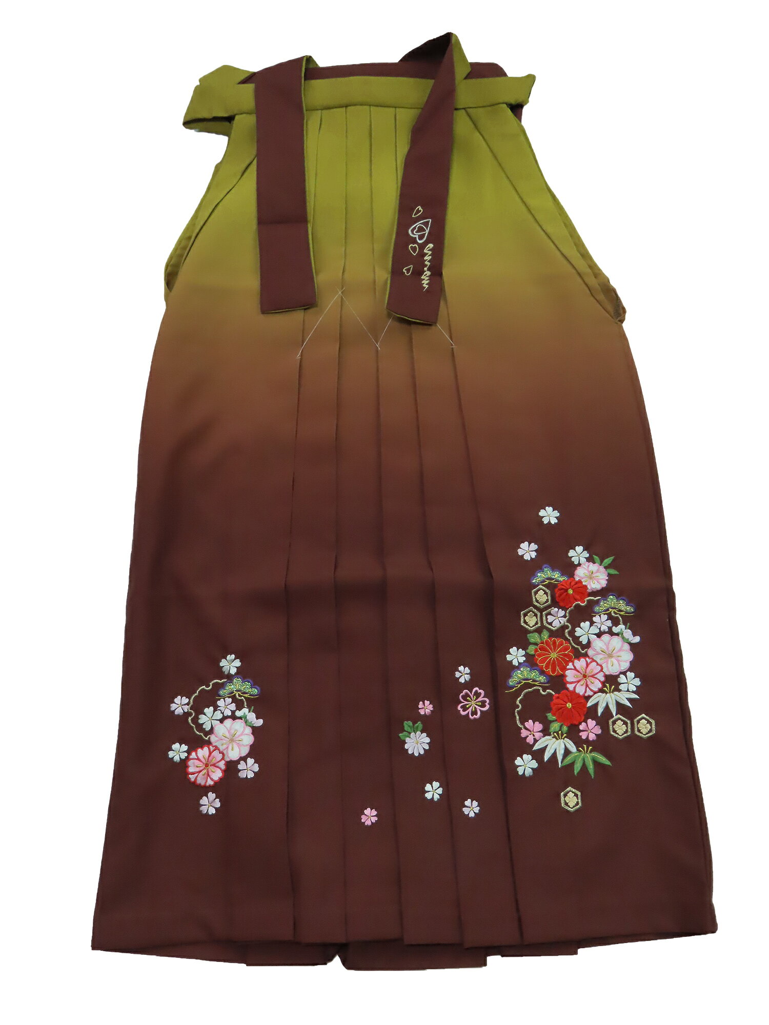 Rakuten - 大人用　袴　anan　刺繍　ぼかし　行灯袴　袴下丈95cm　Lサイズ 　二尺袖用　ポリエステル　卒業式　【中古】美品　ha3921567-030rym