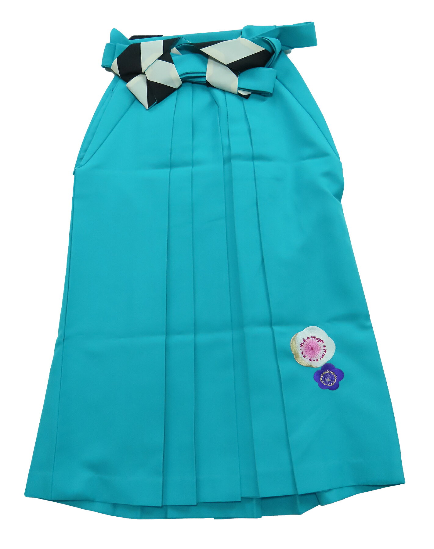 Rakuten - 袴　Sサイズ　紅一点　単色　刺繍　袴下丈87cm　行灯袴 　二尺袖用　ポリエステル　卒業式　【中古】美品　ha3912824-033rym