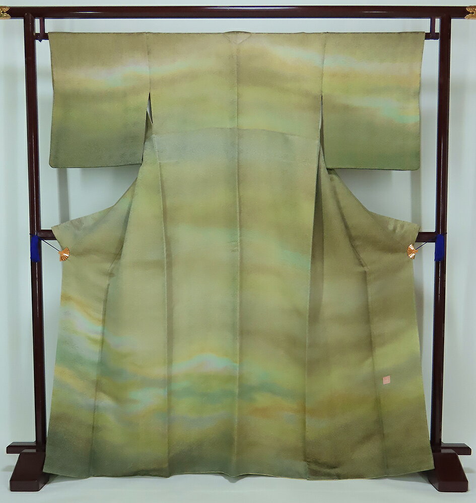 Rakuten - 初代　久保田一竹　付下げ　ぼかし　【中古】美品