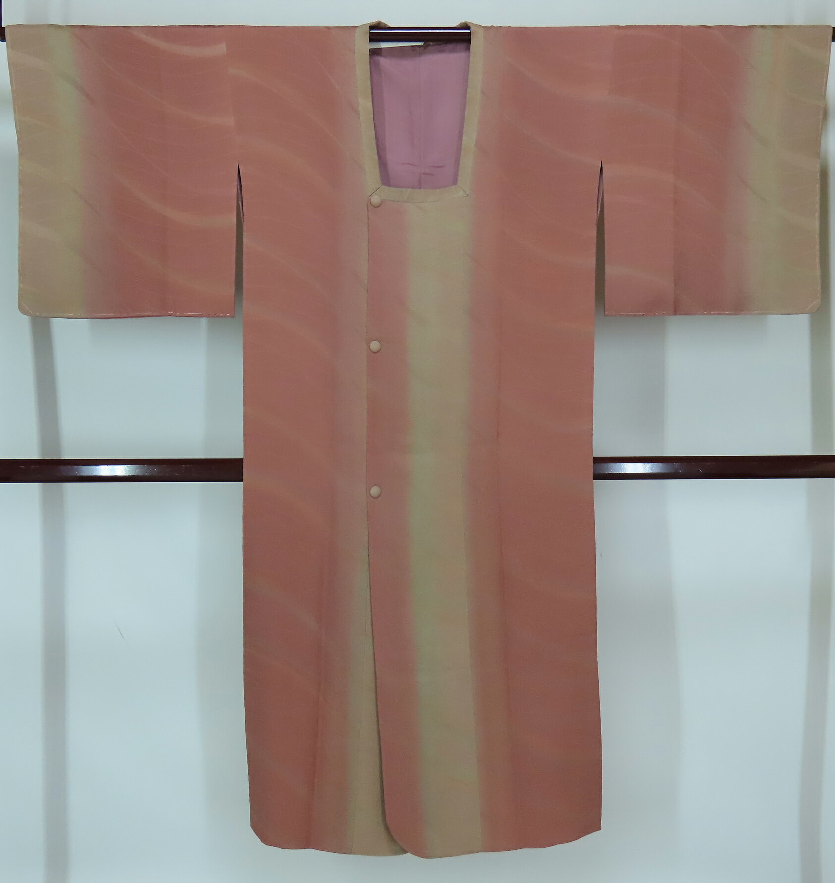ロング丈 道行コート 裄66.5cm 身丈130cm 【中古】美品 k3803320-3238rym