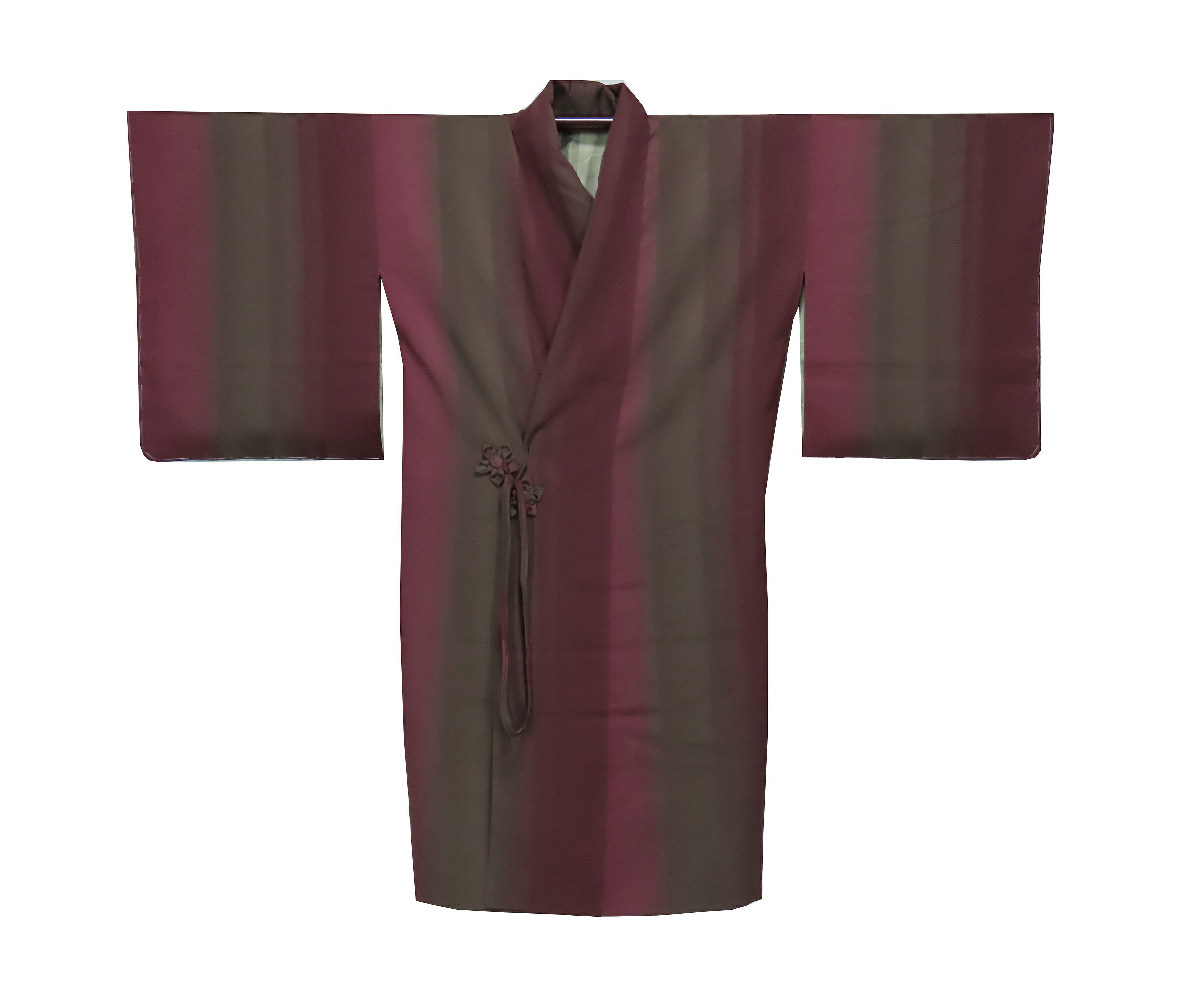 Rakuten - 道中着　茶　ワイン　裄65cm　身丈105cm　誂え流れ　未使用品　k3855428-3240ryam