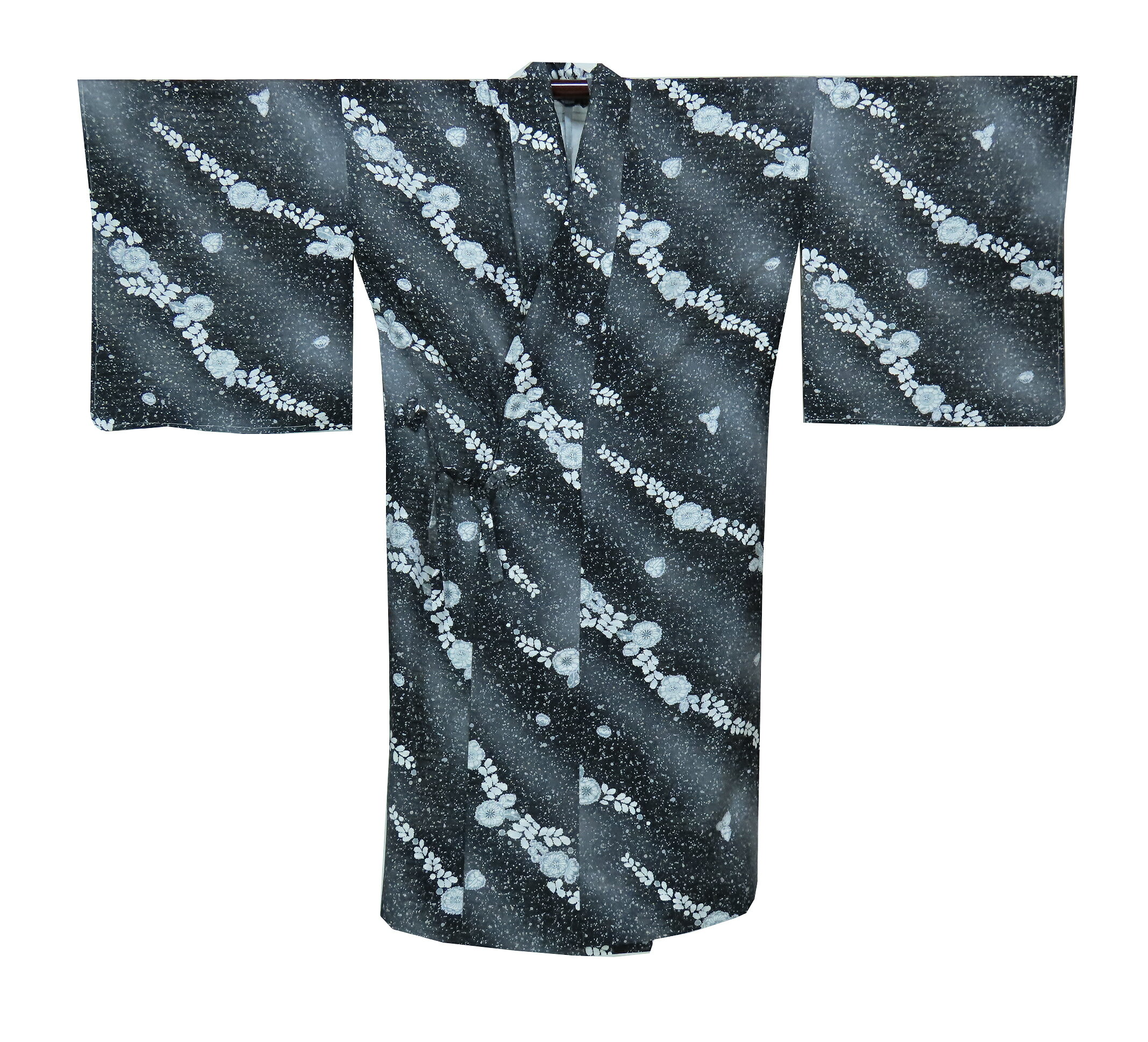 樂天商城 - 夏用　絽道中着　新品　正絹　夏コート ちりよけ　裄68.5cm　身丈110cm　辻が花　黒　白　k3725479-3329ryam