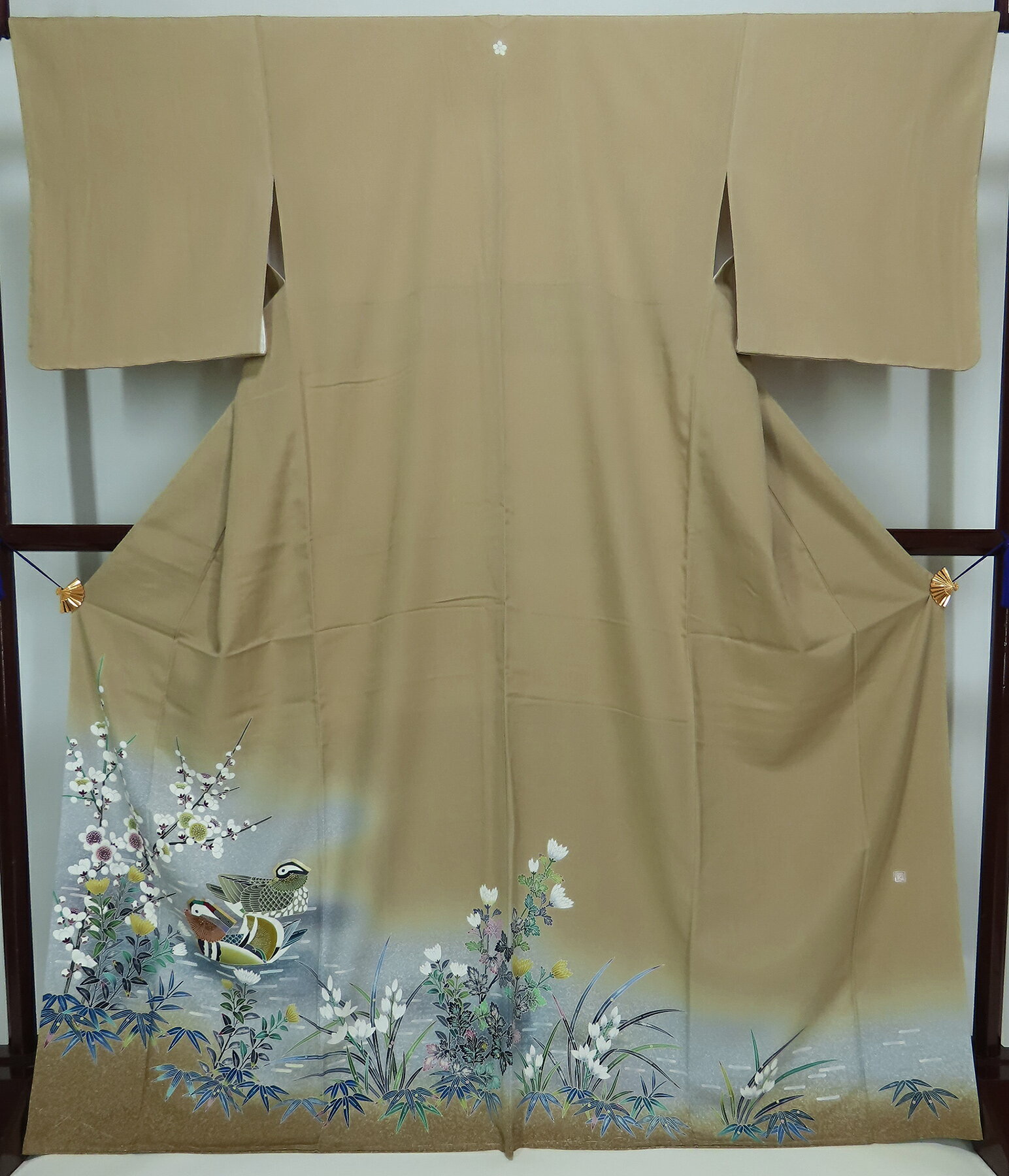 Rakuten - 色留袖　TOKIO et TOKI　鴛鴦　一つ紋　梅鉢　パールトン　身丈165cm　裄67cm　【中古】美品 k4011403-3489ll