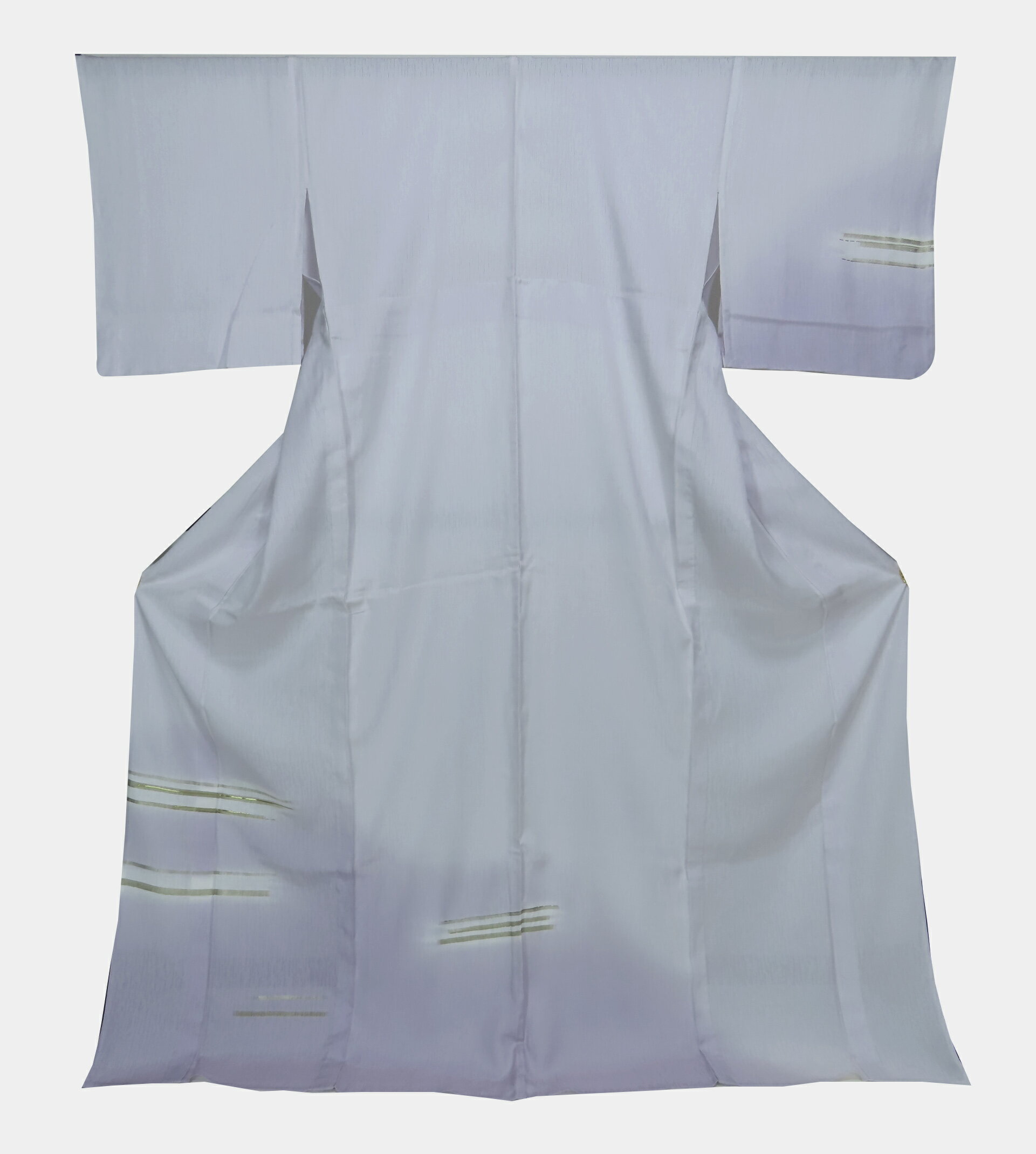 夏物絽付下げ正絹縦絽裄68.5cm...