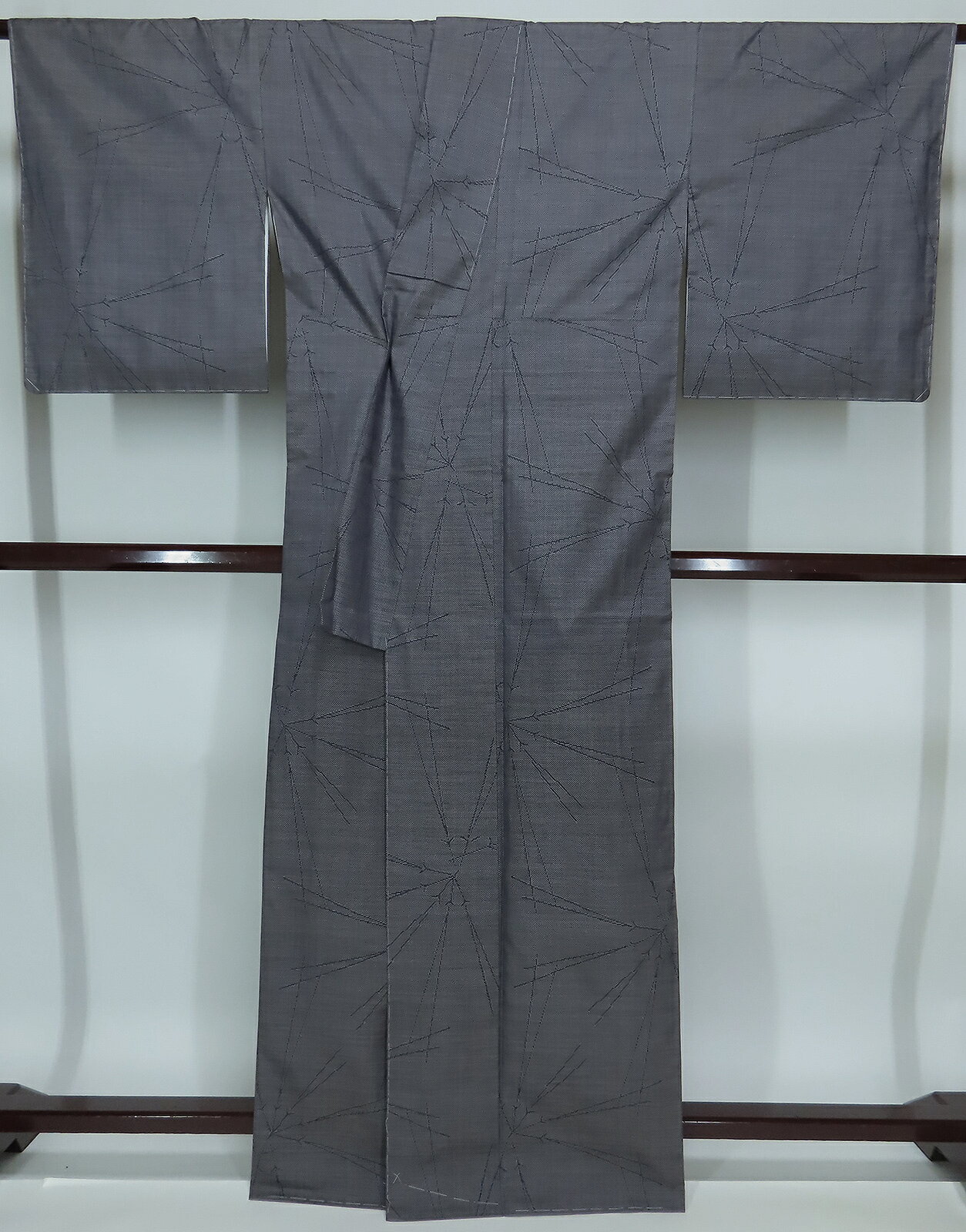 さんご染　本場泥大島紬　7マルキ　カタス式　裄64cm　身丈159cm　証紙あり　新品　お仕立上り　k3863478-3513all