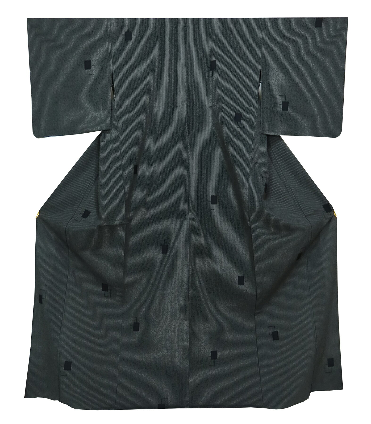 Rakuten - 単衣着物　塩沢　お召し 撥水　裄65cm　身丈168cm　居敷当あり　証紙なし 未使用　k3930477-3517all