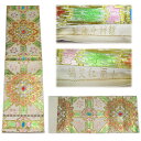 ■【中古】美品 龍村平蔵 謹製 龍村美術織物 六通柄 本袋帯 「小蜀江文錦」 オフホワイト地
