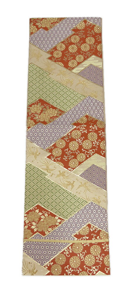 樂天商城 - 【中古】美品　西陣　川島織物　六通柄　袋帯　松皮菱花鳥文