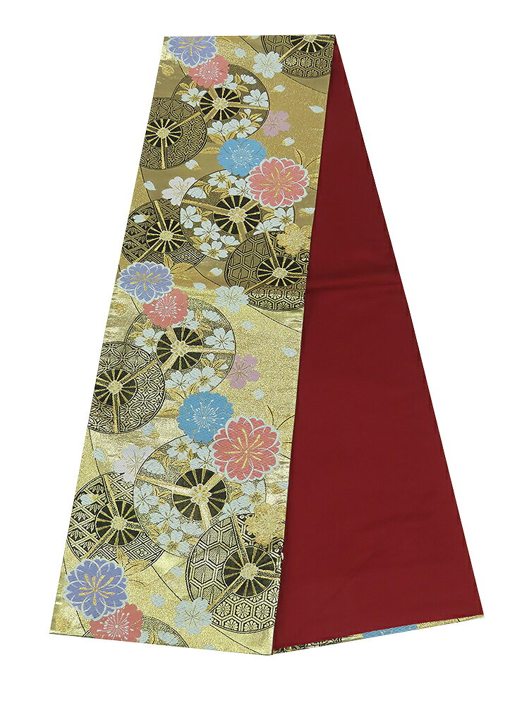 Rakuten - 袋帯　振袖用　六通柄　金　黒 　桜　【中古】