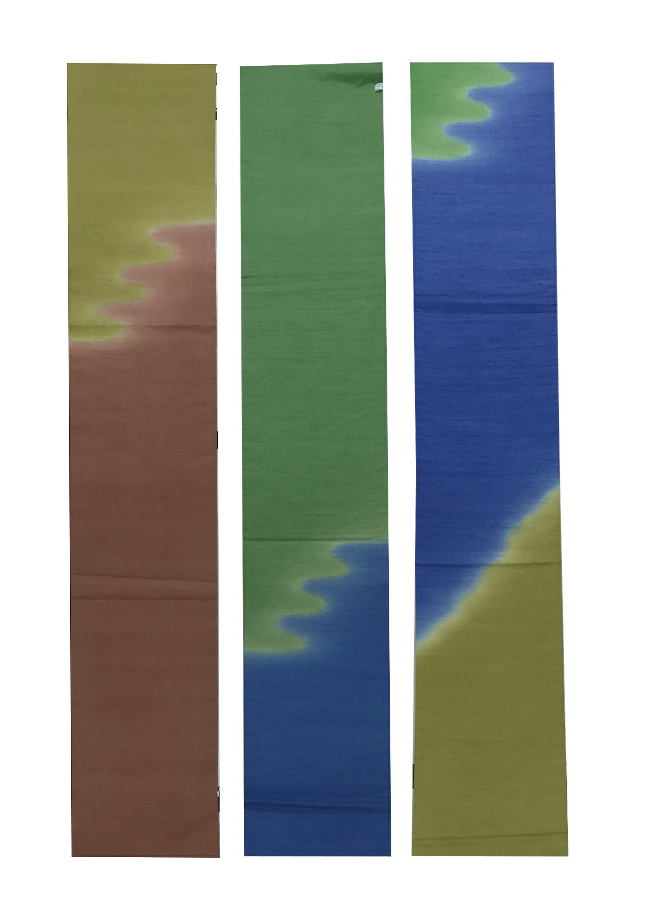 袋帯 菅原工房 菅原結 漢方染 全通紬袋帯 両面双図 440cm 【中古】美品 b3890184-3605rym