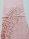 夏用 絽 帯揚げ 正絹 紋意匠生地 新品 薄ピンク k3536334-2850rym(メール便 OR 郵便/代引不可)
