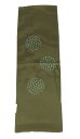 帯揚げ 正絹 紋意匠 新品 暗めな利休色 りきゅういろ ko3682994-2955ryam(メール便 OR 郵便/代引不可)