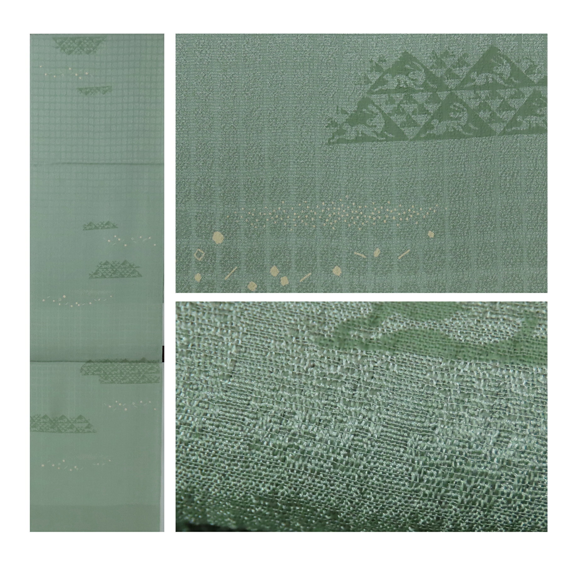 メール便　OR　郵便配送です。 ※郵便は、追跡番号なし ※他のお品と同梱できる場合は、同梱可能 紛失損害の補償なし、「代引不可」です。 補償をご希望の場合、宅配便となりますので、 備考欄に「宅配便希望」と明記して下さい。 通常送料を加算いたします。 紋意匠生地に染を施した 高品質な帯揚げです。 新品のお品です。 ■袷・単衣のお着物用 ■状　態：新品 ■素　材：正絹 ■帯揚げ：長さ約180cm前後／巾約29cm前後 ■色：少し暗めな薄青 ※サイズは、多少の誤差あります。 色の表現は、「和色大辞典」・「洋色大辞典」の HPを参考にしている場合もございます。 他のショッピングモール・店舗にて 同時出品中のお品の為、ご注文日が 重なった場合、ご購入時間の早い お客様を優先させて頂きます。 ※お使いのディスプレイの種類や 　 設定の差により実物の色と画像の色が 　 少々異なることもございます。 ※こちらの商品の返品はご遠慮ください。 ※セール割引対象外商品です。