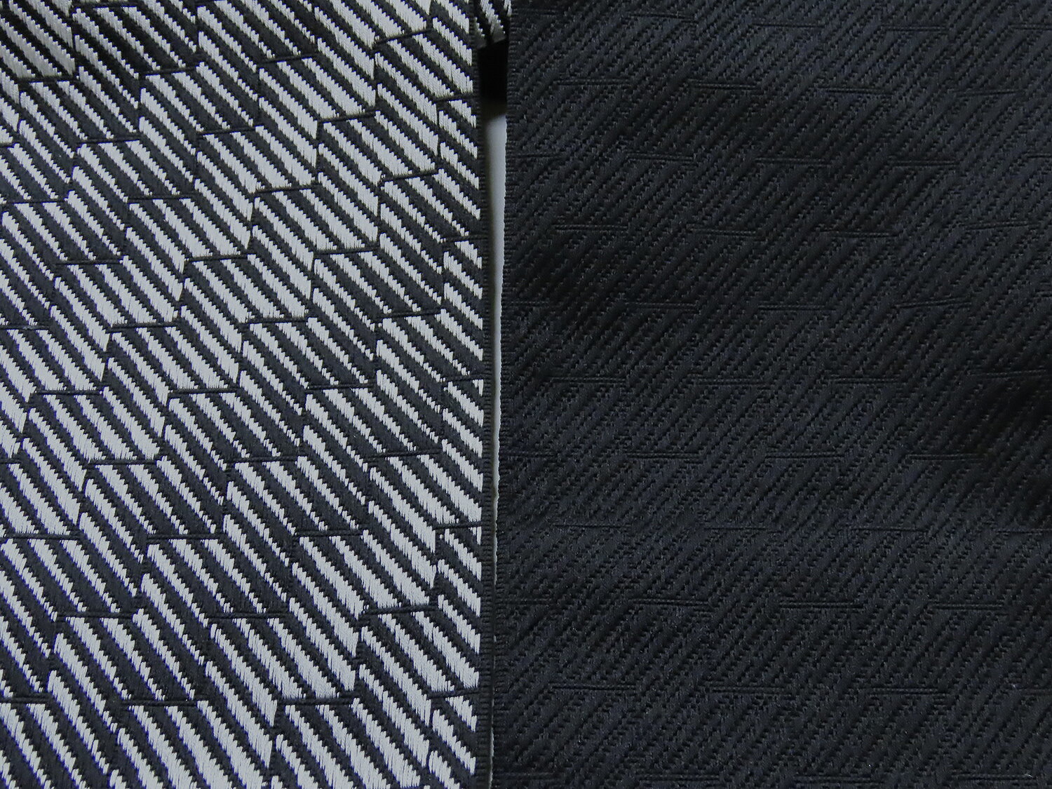 角帯　本場筑前　博多織　剛　リバーシブル　正絹　男帯　金証紙　黒　ob3929525-628ryam 　レターパックプラス配送（代引き不可）