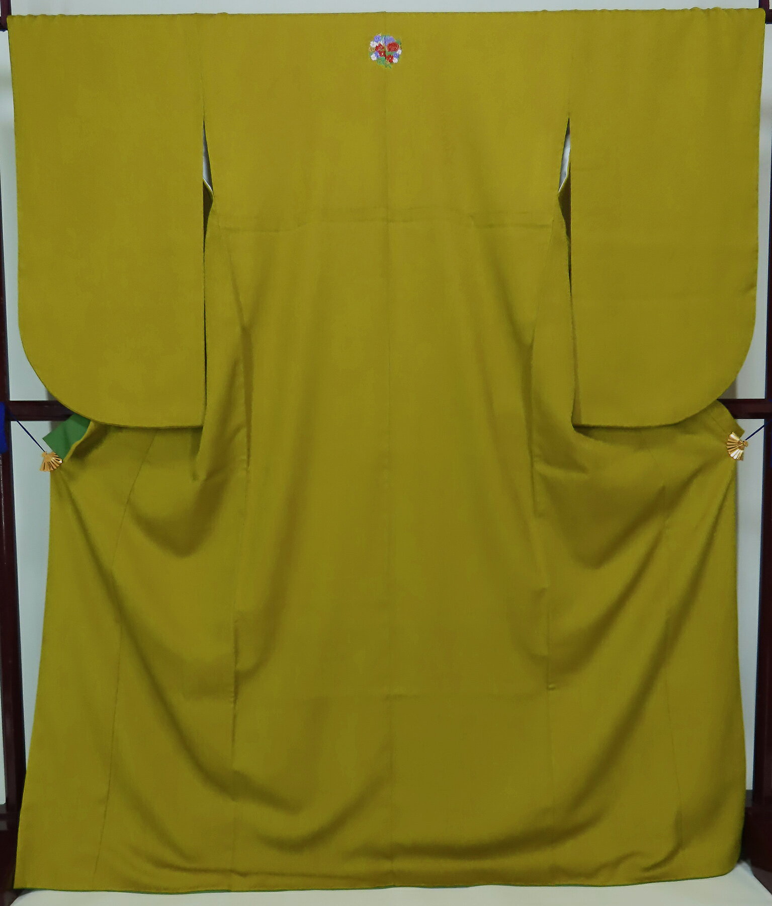 Rakuten - 二尺袖　裄68.5cm　ロング丈　小振袖　ポリエステル　袴用　卒業式　【中古】美品　pk4002494-1781rym