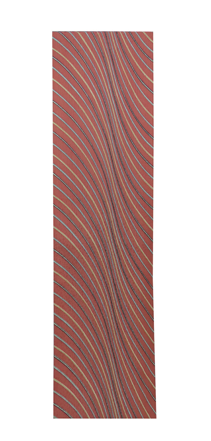 B反　千地泰弘　小紋　ポリエステル　反物　約12.45m　洗える　検品済み　アウトレット　bt1985ryam　（配送方法お任せ／代引き不可）